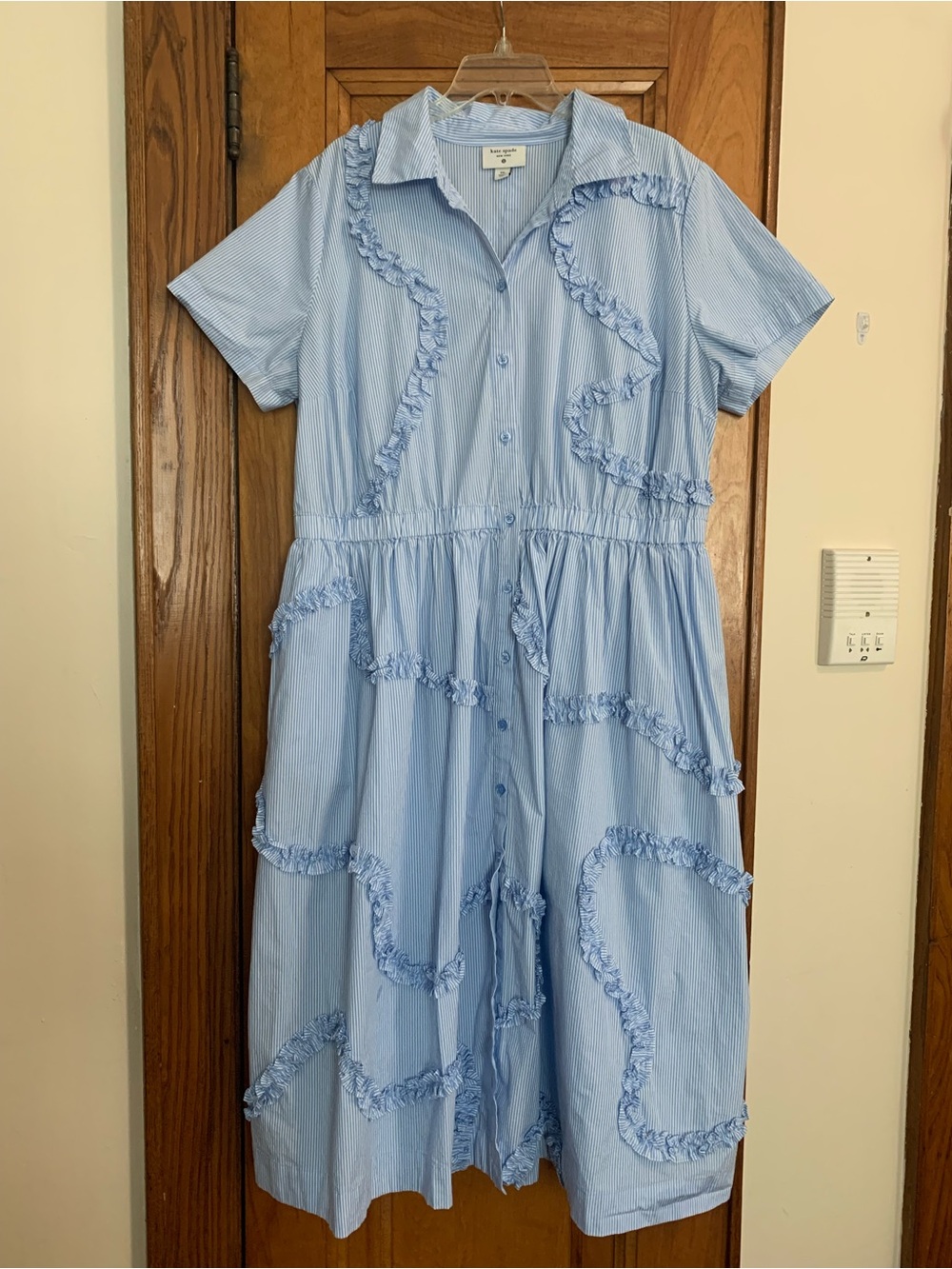 kate spade x Target Ribbon Short Sleeve Shirtdress - Seersucker size xxl